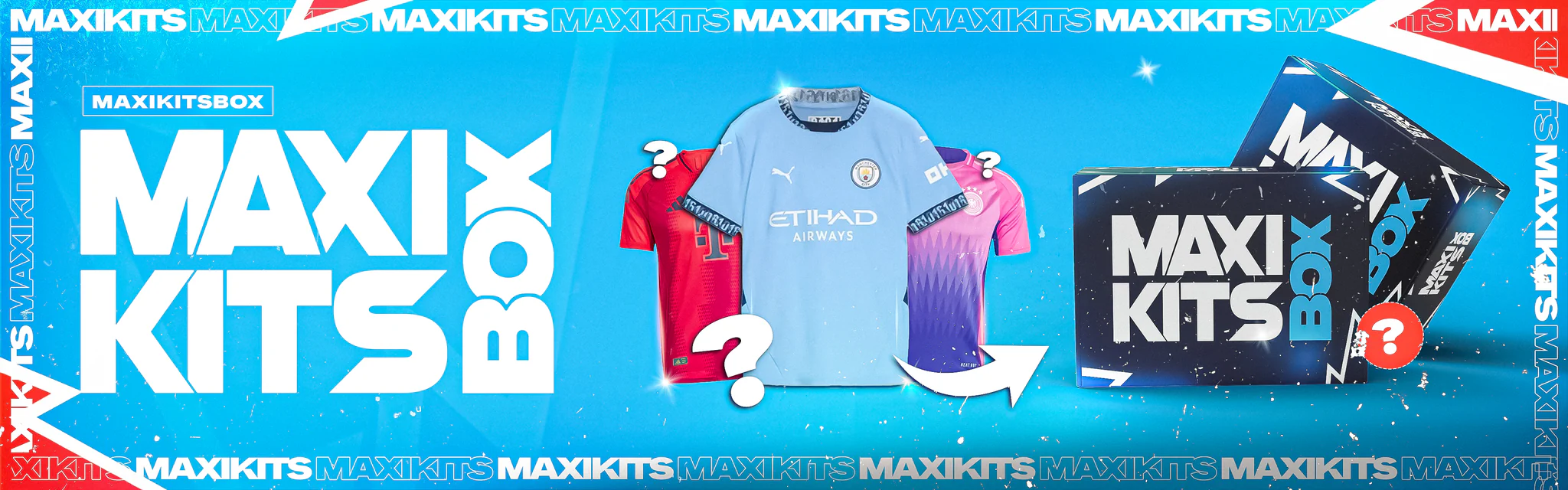 Code promo MaxikitsBox -15% : économisez sur votre box mystère de maillots de foot